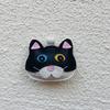Cat Theme Brand Latest Cowhide Bag Hanging Accessories Sheepskin High Quality Key Chain Backpack Charms Diy Bag Decor Great Gift