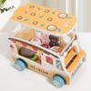 Wooden Pretend Play Ice Cream Cart Toy For Kids Educational Gift