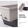Self-Absorbing Flower Pot Indoor Vegetable Growing Pot With Base Drainage Hole And Absorbent Rope Plants Cuttings Pot For Home