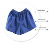 Plus Size Women's Retro Artistic Cotton Summer Casual Elastic Waist Wide-Leg Shorts