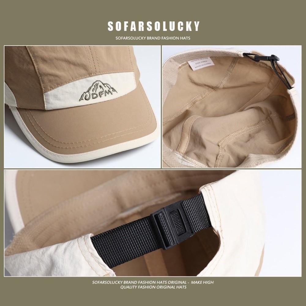 Versatile Casual Baseball Cap Adjustable Embroidered Quick-Dry Hat Breathable Soft Top Sun Visor Cap Unisex
