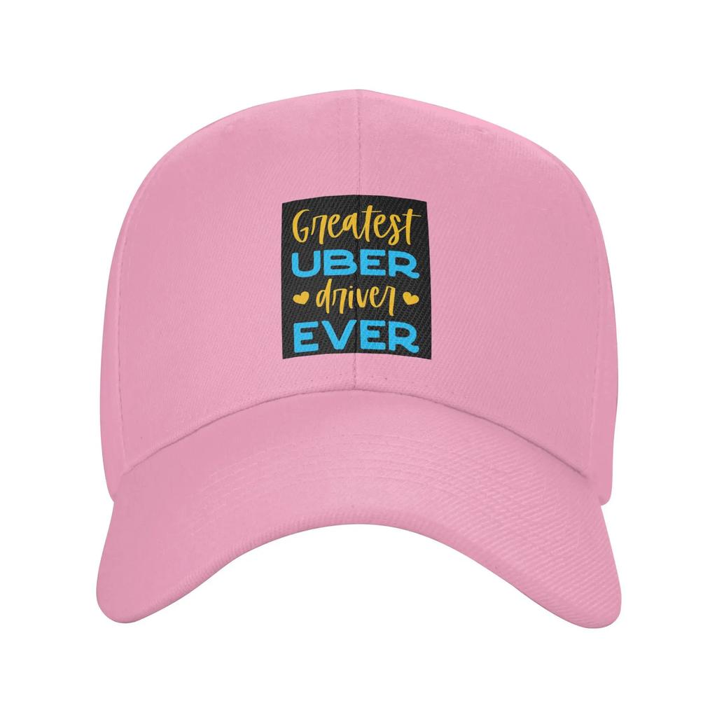 Unisex Baseball Hats Greatest Uber Eats Driver Ever Rideshare Car Driving Streetwear Summer Sports Baseball Caps Casquette Hats