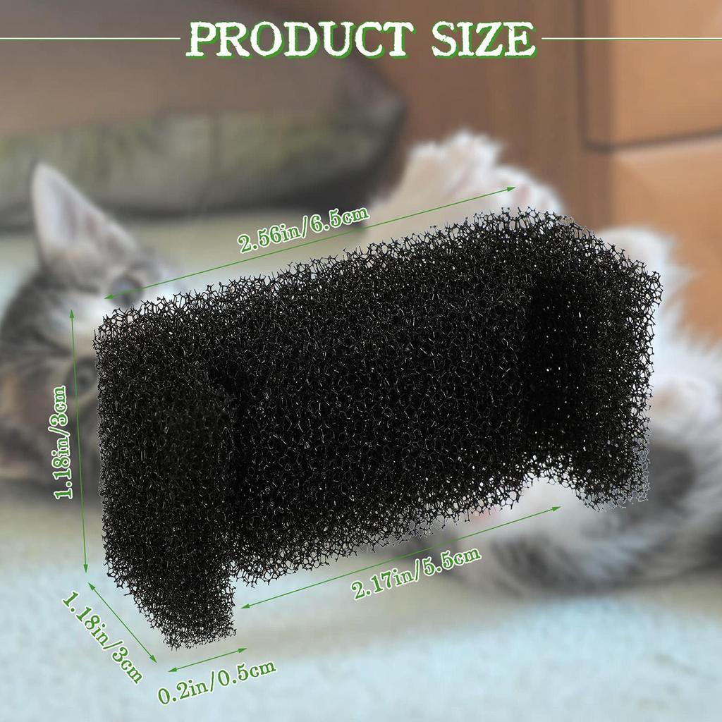 Sponge Filter For Cat Water Fountain Replacement Pet Fountain Foam Filter Cat Drinking Fountain Sponge Cat Water Fountain