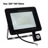 LED Floodlight PIR Motion Sensor White IP66 AC220V Exterior Projector Spotlight SMD2835 Outdoor Lighting Floor Lamp