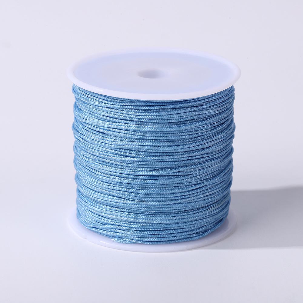 Fatto a mano No. Filo di Giada 72 - Cordino Resistente all'Usura da 0,8 mm per Artigianato di Gioielli, Corda per Mani, Braccialetti, Collane Fai-da-Te, 50m