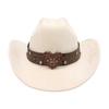 Premium Sense One-Word Top Suede Top Hat Jazz Hat New Love Diamond-Encrusted Western Cowboy Hat