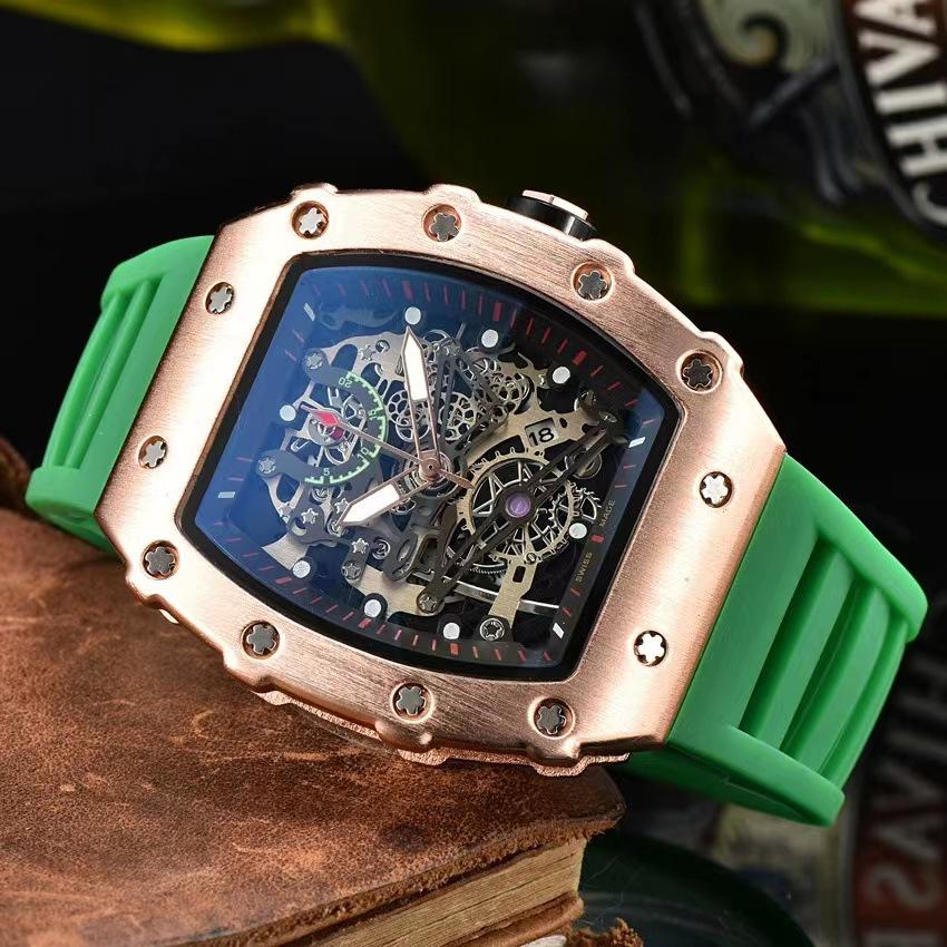 Best-Selling New Richard Skeleton Barrel Sport Men s Watch