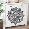 Minimalist Mandala Wall Sticker Self-Adhesive Removable for Bedroom Living Room Entryway Background Home Decor