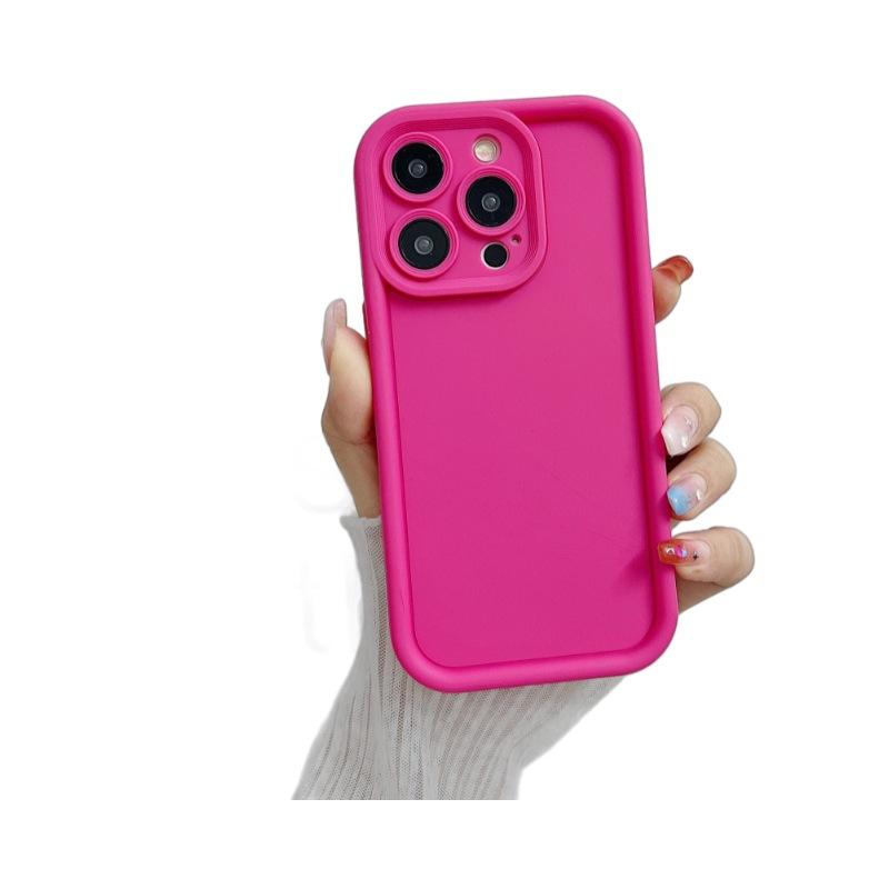 Applicable To Vivos20 Emery Mobile Phone Case Solid Color Tpu Material IQOOZ9X Anti-fall Mobile Phone Protection Case