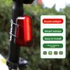 Luz trasera inteligente para bicicleta, luz de freno LED de seguridad para ciclismo nocturno