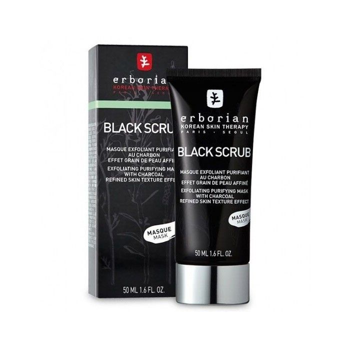 Parasanteonline Masque purifiant exfoliant - Erborian - Black Scrub - 50ml - Vegan - Tous types de peau