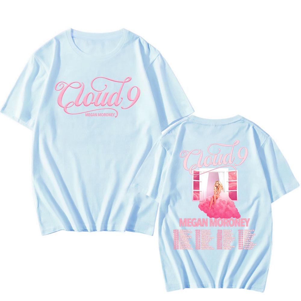 The Cloud 9 Tour 2026 T-shirt Megan Moroney Graphic Print Tshirts Summer O-neck Short Male Tees Unisex Streetwear Merch summer outfits funny shirts