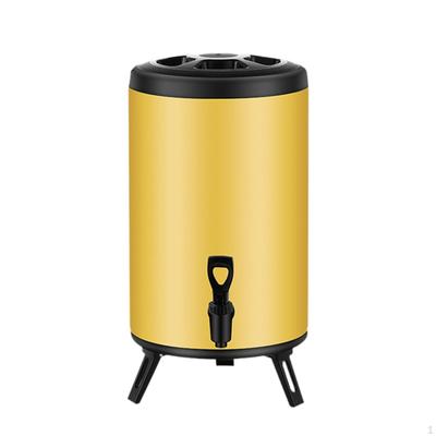 8L Insulated Beverage Dispenser Stainless Steel Water Urn with Spigot and Cold Drink