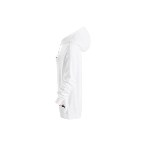 Nike Women's Comfortable Hooded Long-Sleeve Sweatshirt White