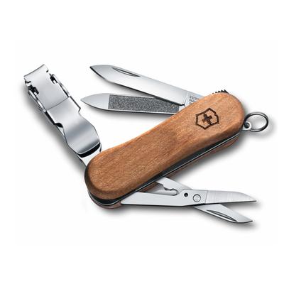 VICTORINOX Cortaúñas 580 Madera Uña Emergencia Uña Curva Uña 6 Acero Inoxidable Marrón Cortapelos, Suministros, Hoja, Tijeras, Limpiador, Lima, Funciones, Acero,