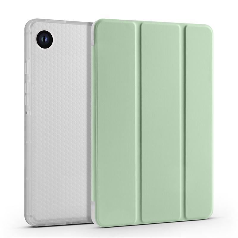 

Чехол для Samsung Galaxy Tab A9 Plus с подставкой для карандашей, мягкая задняя часть из искусственной кожи, противоударный чехол для Galaxy Tab A9 A9 Plus, чехол Tab A9 (8.7 inch) мятный зеленый
