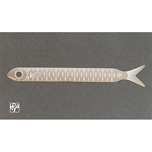 Ruler Itoya Silver 10cm Lightweight Compact Model