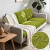 Jacquard Woven Fabric Pure Couch Fitted Covers Polar Thermal Fleece Fabric Form Fitting Sofa Seat Covers Detachable Couch Protector Furniture Cover