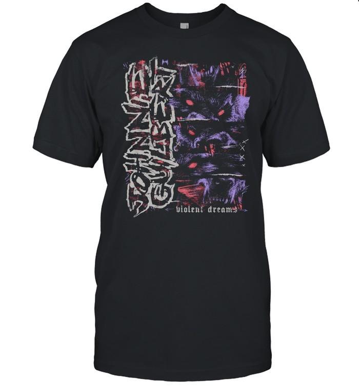 Johnnie Guilbert Violent Dream Wolf Red Blue Tee Unisex T-Shirt XXXL