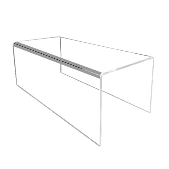 Klarer Acryl-Display-Ständer Rechteckiger Tisch-Display-Ständer Wiederverwendbare Dessert-Ständer Sammlerstück-Regal für Cupcakes Schmuck Kosmetik Mehrstufiger Display