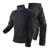 Uniform Tactical Shirt Cargo Pants Waterproof Outdoor Hunting Clothes Camping Tactical Suits Camo Men Clothing Breathable