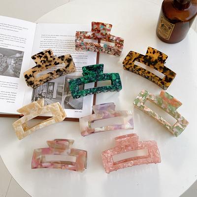 Fashion Hair Clip For Women Acrylic Headwear Cute Hair Claws Elegant Hair Accessories Girls Korean Style 2023