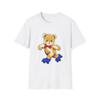 Reproduction of a Vintage Cute Teddy Bear On Roller Skates Tshirt
