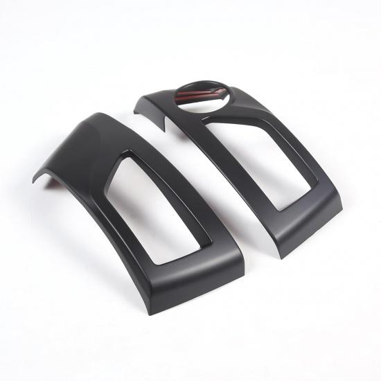 2 Piece Car ABS Interior Central Console Air Conditioning Vent Ring Frame Cover Decoration Car Accessories Suitable for Toyota Tacoma 2011 2012 2013