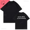 SOCIAL MEDIA KILLED ROMANCE Women Print T-shirt Fun Custom Couple Short Sleeve Cotton Crew Neck Top for Men and Women Gothic
