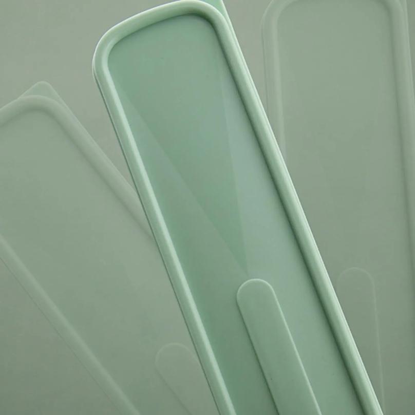 Tableware Box Environmental Cutlery Box Portable FlipCover Type Cutlery Case Spoon Storage Box Lightweight Travel Accessories