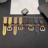 "Luxury European and American Leather Strap for Apple Watch (Model S109876SE)"