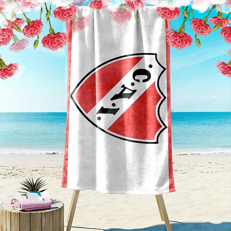 Club Atletico Independiente Print Beach Towel, Large Soft Quick Dry Towel for Beach Camping Swimming