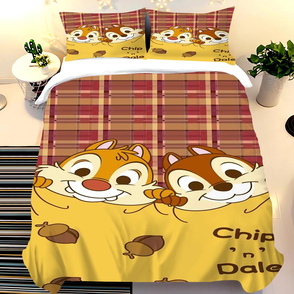 Disney-Universal Bettbezug Bettwäsche-Set Geeignet für Kinder und Erwachsene Bettdecken-Sets Queen-Size