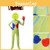 Poppy Playtime The Player Cosplay Costume Jumpsuit Mask For Kids
