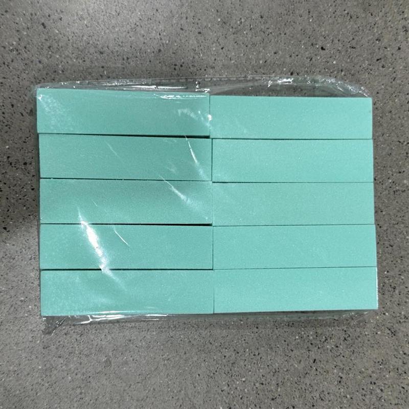 10 Stück Nagelfeilen Bufferblock Set Maniküre Pediküre Pflege Nagelkunst Polierschleifwerkzeuge Weißer Schwamm Puffer Nagelfeilen Werkzeuge