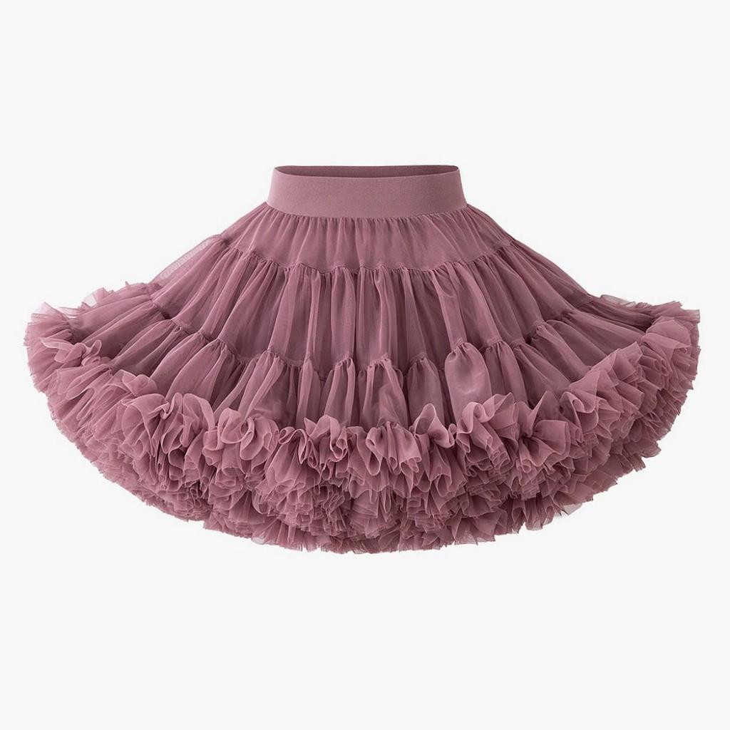 Verbesserter flauschiger Netz-Tutu-Rock für Damen, 2. Generation, Ballett-Stil