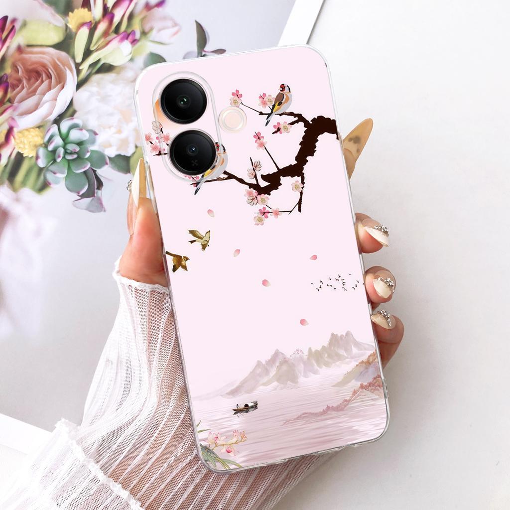 For Vivo V60 Lite 4G Case V2530 New Fashion Painted Cover Soft Slim Phone Case For Vivo V60 V 60 Lite V60Lite 5G Back Cover Bags