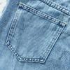 2025 High-Waisted Minimalist Denim A-Line Midi Skirt