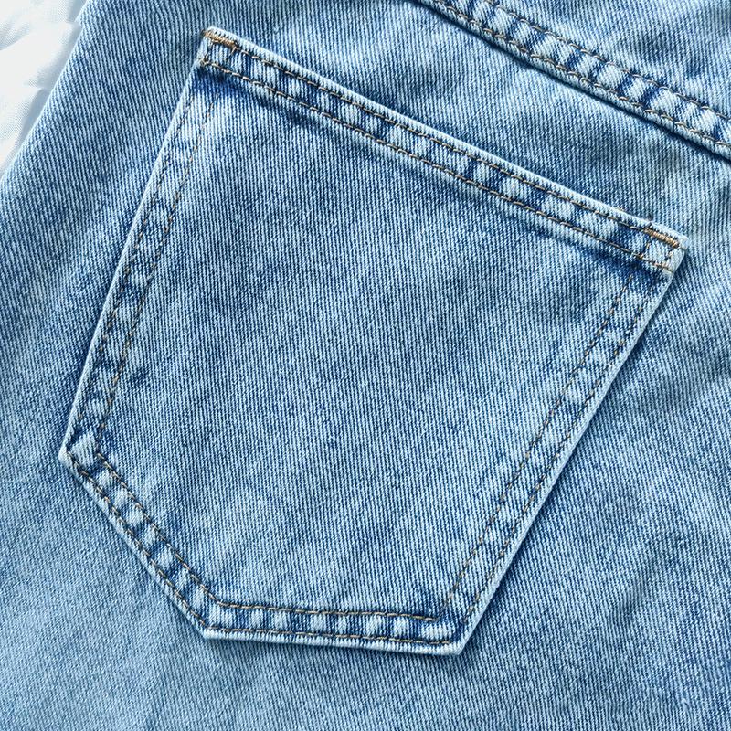 2025 High-Waisted Minimalist Denim A-Line Midi Skirt