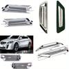 Universal 2 st Krom Bil SUV Luftflöde Skärm Sidoventilation Dekoration Klistermärke Bil allmän dekorativt luftutsläpp bilklistermärke