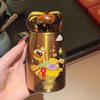 Golden Peacock Retro Insulated Cup - 316 Inner Liner, Portable Design, Keeps Beverages Hot or Cold.