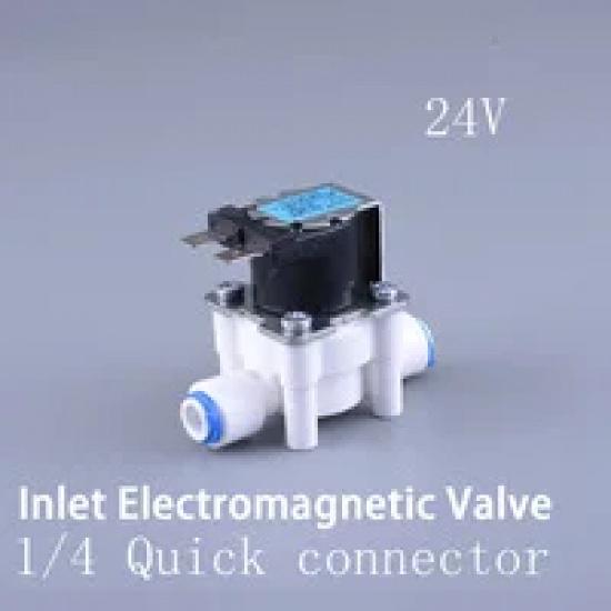 Pure Water Machine Accessories Purifier High Pressure Valve Pressure Switch Solenoid Valve 1/4 Tube Quick Connection
