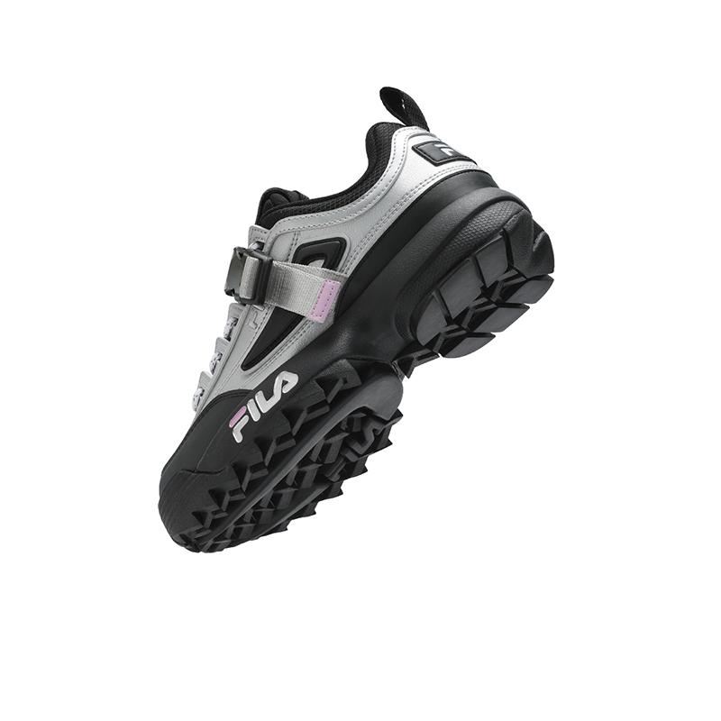 Fila Disruptor 2 Low Top Casual Shoes Women's Silver Black F12W512140FSA