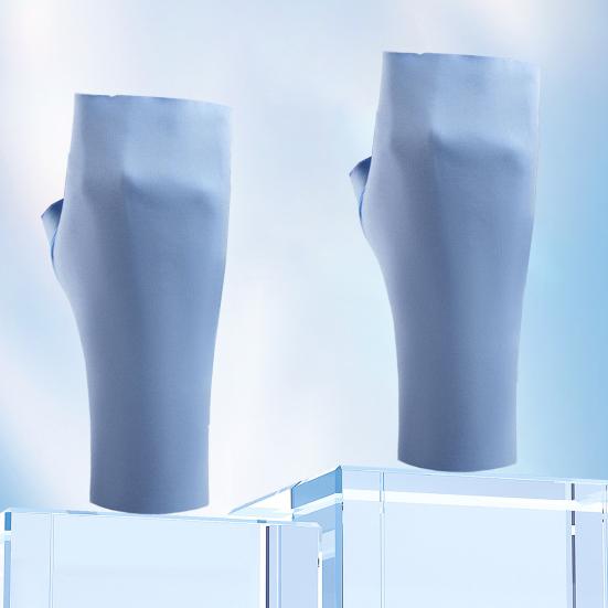 1 para anty-UV Art antypoślizgowe rękawiczki oddychające paznokieć palma Chinlon ochrona promieni lampa LED manicure