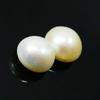 Lot of 15 Round Cut Natural White South Sea Pearls – 6-9 Ct Each, High Luster, Undrilled – Certified Genuine Pearls Lot Gems