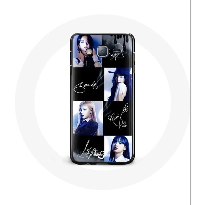 Coque - Maniacase - Samsung Galaxy J5 2016 - Noir - Souple - Blackpink Signature Photo
