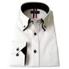 Paris 16 Men's Long-Sleeve Wrinkle-Resistant Button-Down Shirt, Large Size 4L E