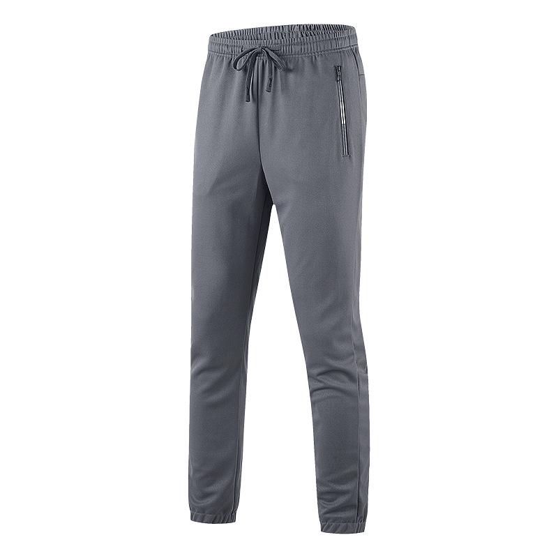 Men s Autumn Cross-Border Oxygen Cotton Training Pants Large темно-серого