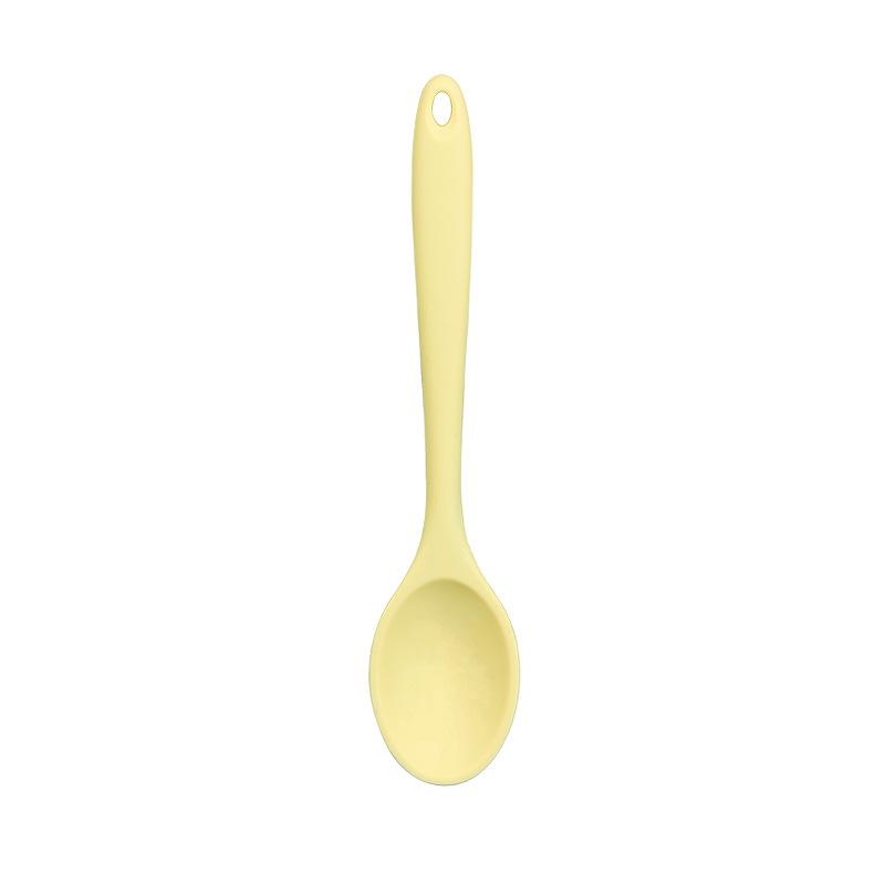 Silicone Spoon Rice Spoon Salad Mixing Spoon Small Colander Kitchen Cooking Spoon Tool Silicone Spoon Kitchen Spoon