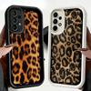 Phone Case for Samsung Galaxy A17 A16 A15 A14 A13 Fashion Sweet Leopard Print A56 A36 A26 A55 A35 A25 A54 A34 A24 A53 A33 A23 A0